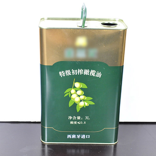 3升特級初榨橄欖油鐵罐包裝定制