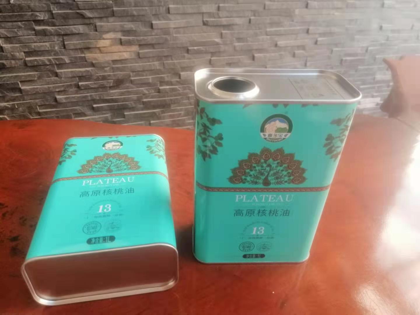 云南哪里做核桃油鐵罐包裝好？云南馬口鐵核桃油桶
