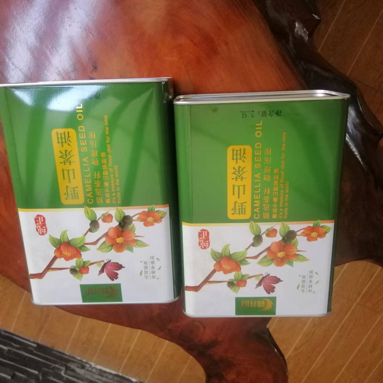 江西2.5L手提茶油鐵罐 江西哪里做山茶油鐵桶好？